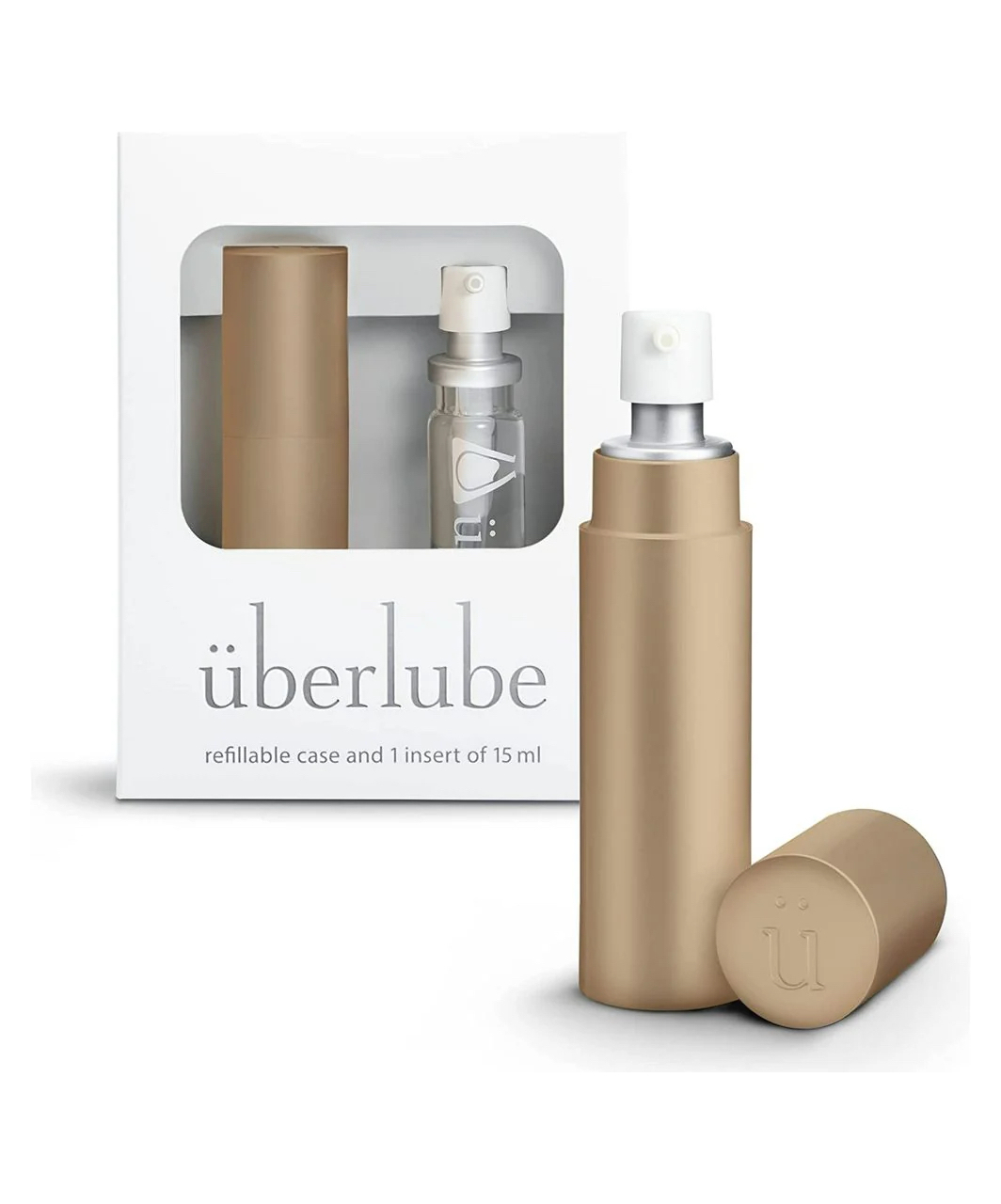 überlube Good-To-Go lubrikants (15 ml flakons + futrālis)