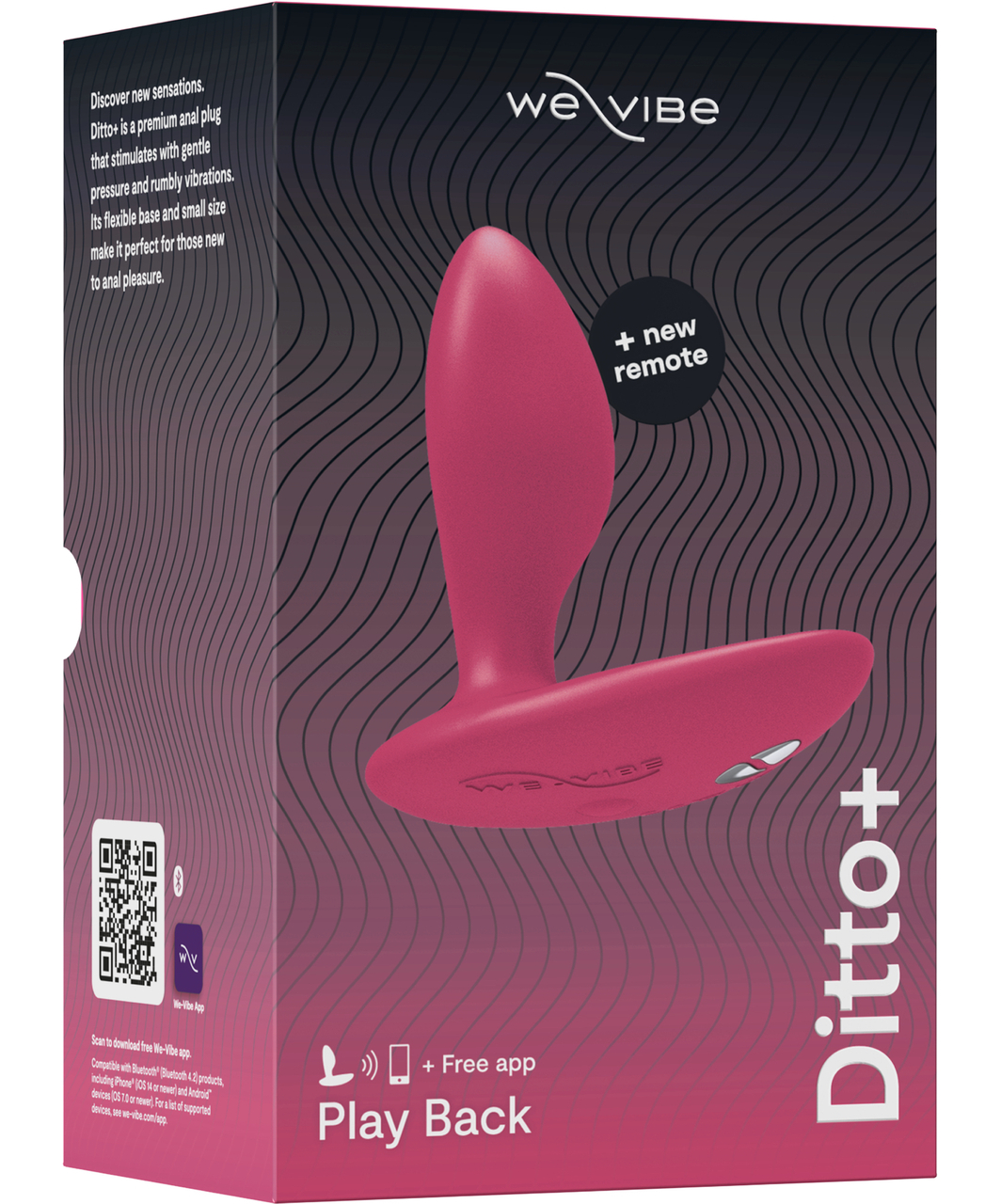 We-Vibe Ditto+ анальный смарт-вибратор