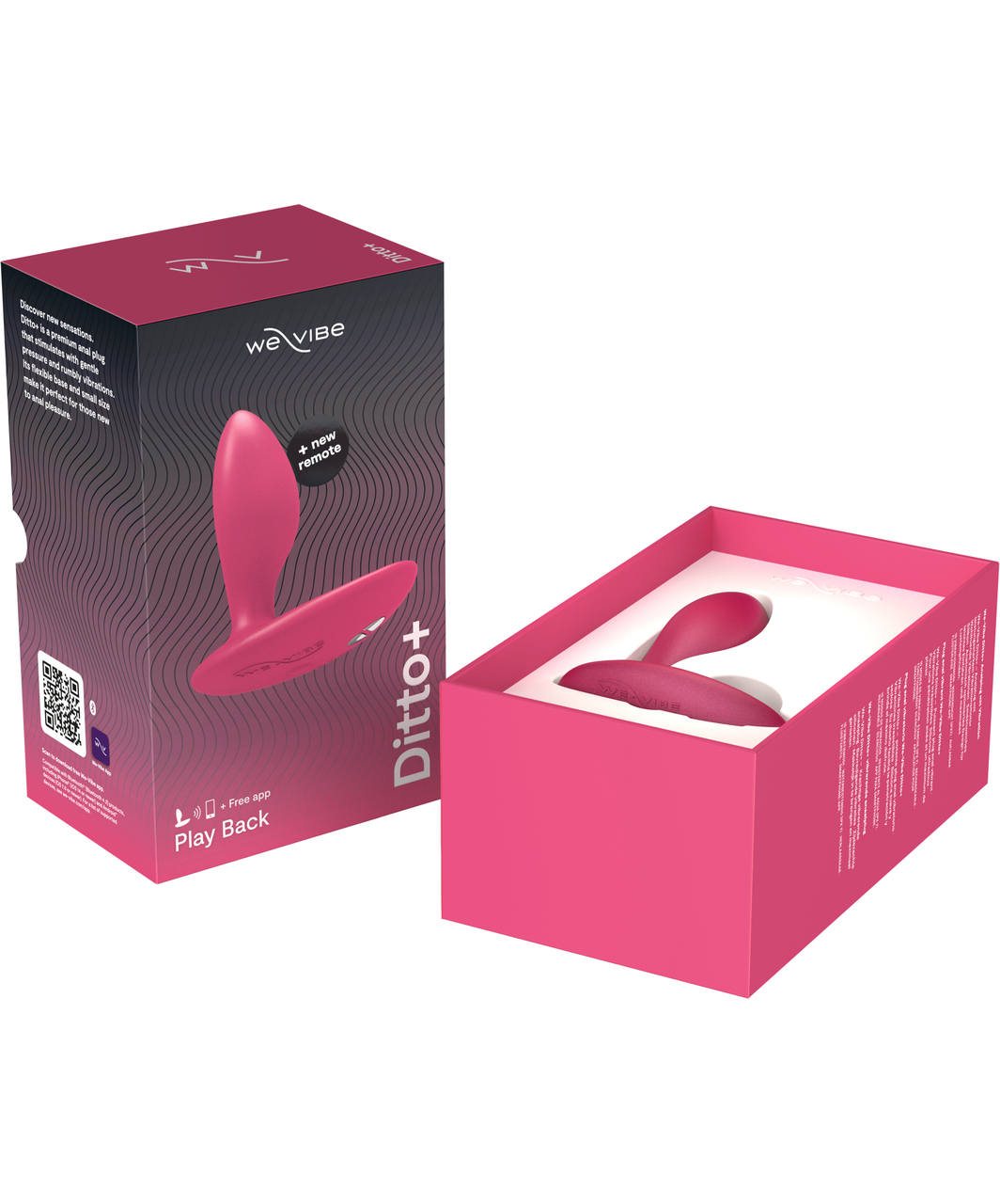 We-Vibe Ditto+ анальный смарт-вибратор