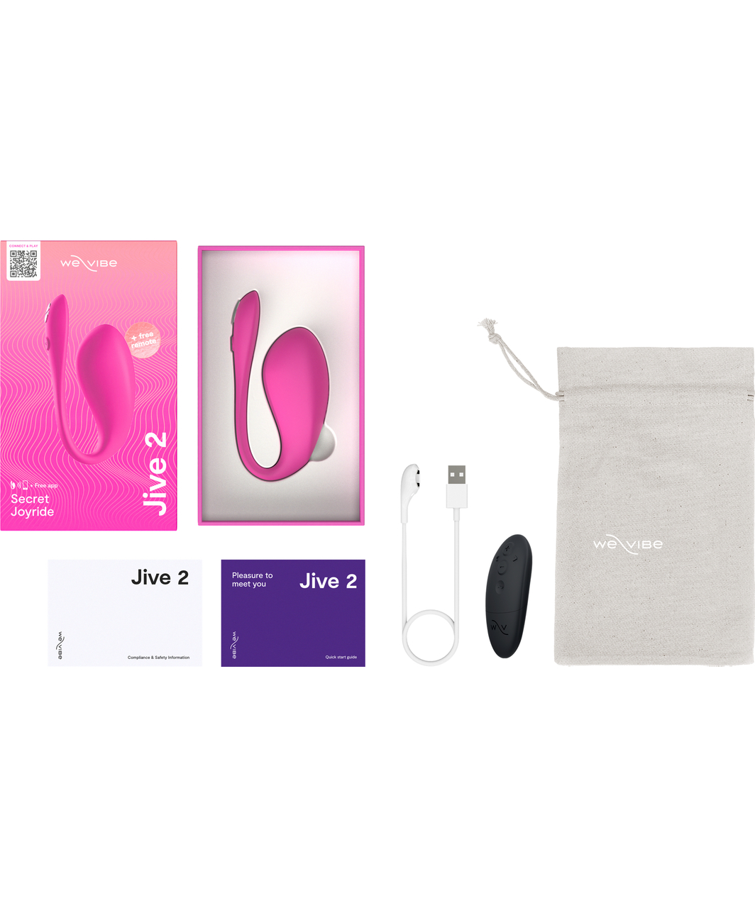 We-Vibe Jive 2 Remote & App-controlled Egg Vibrator