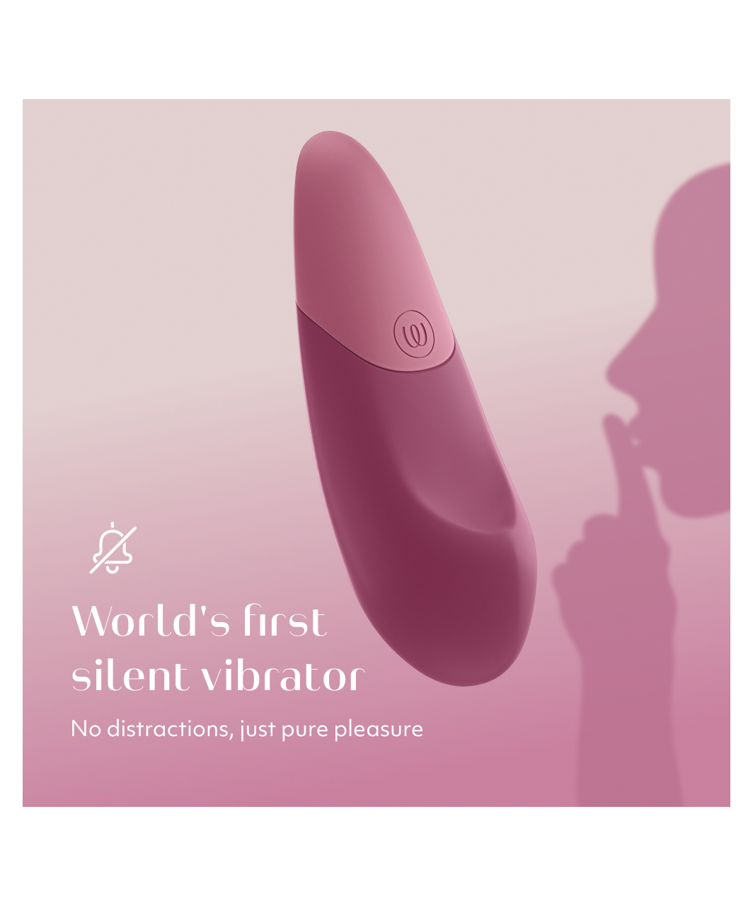 Womanizer Vibe UltraWave tehnoloģijas bezskaņas vibrators