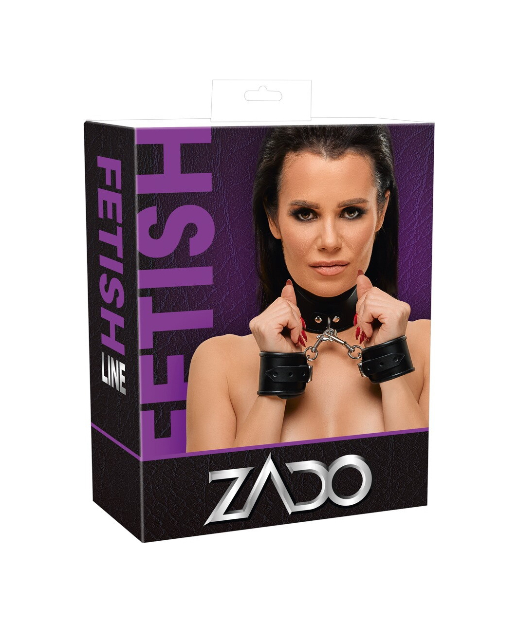 Zado leather collar & wrist cuff set