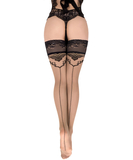 Ballerina's Secret Gold Elixir 557 light skin tone sheer hold-up stockings