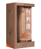 Blush Renaissance DaVinci Dildo z płynnego silikonu o podwójnej gęstości z przesuwaną skórą i wyciskanymi kulkami