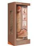 Blush Renaissance Raphael Dual Density Liquid Silicone Dildo With Sliding Skin & Squeezable Balls