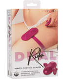 CalExotics Dual Rider vibrators paliktnis ar siksnu un pulti