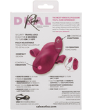 CalExotics Dual Rider vibrators paliktnis ar siksnu un pulti