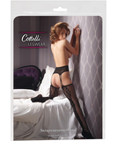 Cottelli Lingerie juodos tinklinės atviros pėdkelnės