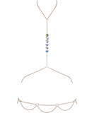 Cottelli Lingerie body chain with holographic rhinestones