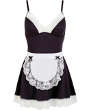 Cottelli Lingerie Colette French maid erotic mini dress