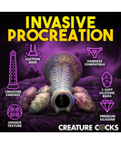 Creature Cocks Deep Invader antgamtinis silikoninis dildo kiaušdėtis