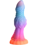 Creature Cocks Galactic pārdabisks tumsā spīdošs silikona dildo