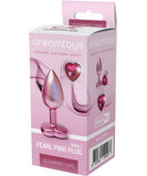 Dreamtoys Metalowy korek do pośladków Pearl Pink