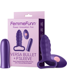 FemmeFunn Versa Bullet minivibrators ar uzmavu un pulti