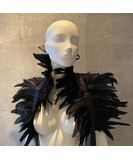 Kinky Diva Plumerous feather shoulder wrap