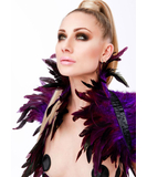 Kinky Diva Plumerous feather shoulder wrap