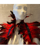 Kinky Diva Plumerous feather shoulder wrap