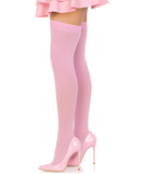 Leg Avenue Luna pink hold-up stockings