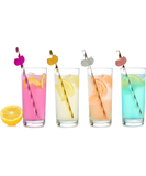 Little Genie Glitterati Boobie Party Cocktail Straws (8 pcs)