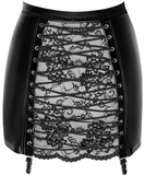 Noir Handmade Orgia F341 black mini skirt