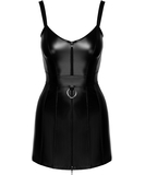 Noir Handmade ProjectFetish F320 black mini dress