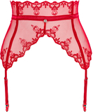 Obsessive Lonesia red garter belt