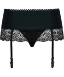 Obsessive Miamor black garter belt & string