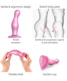 Strap On Me Curvy silikoninis dildo