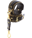 Taboom Vogue leatherette studded ankle cuffs