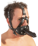 Zado Gag & Dildo leather head harness