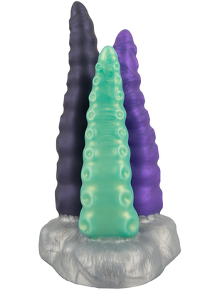 Beasty Cocks Triple Tentacle Fantasy Silicone Dildo