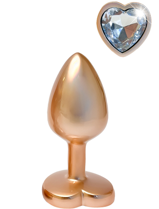 Dreamtoys Pearl Gold metal butt plug