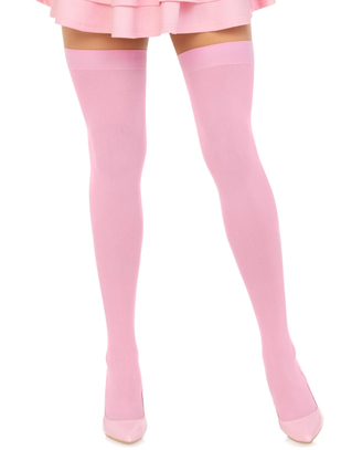 Leg Avenue Luna pink hold-up stockings