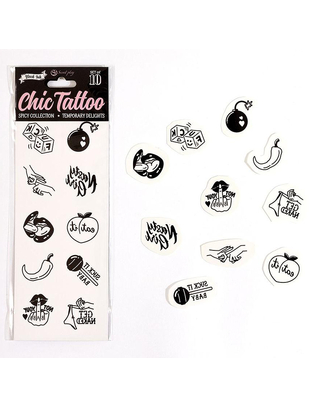 Secret Play Spicy Collection Temporary Tattoos (10 pcs)