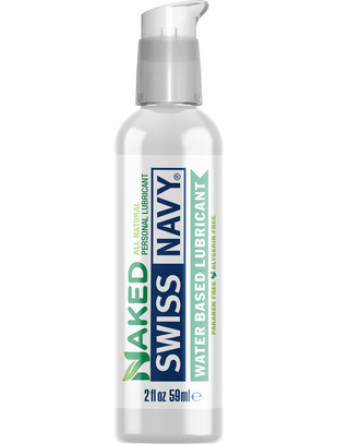 Swiss Navy Naked All Natural vesipohjainen liukuvoide (59 / 118 / 237 ml)