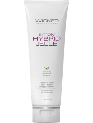 Wicked Simply Hybrid Jelle Ultra Thick Lubricant With Olive Leaf Extract (120 ml)