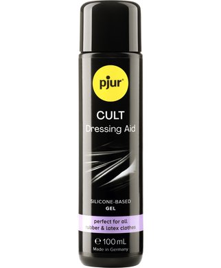 pjur Cult Dressing Aid gelis latekso drabužiams (100 ml) - 100 ml