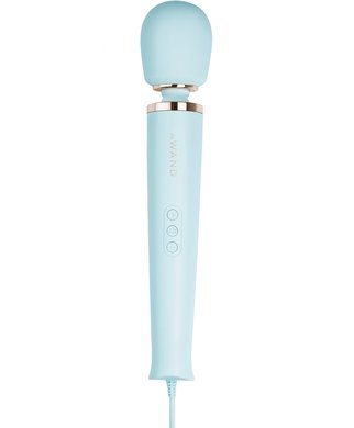 Le Wand Plug-In Vibrating Massager - Light blue