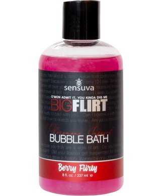 Sensuva Big Flirt Aphrodisiac Bubble Bath (237 ml) - Berry Flirty